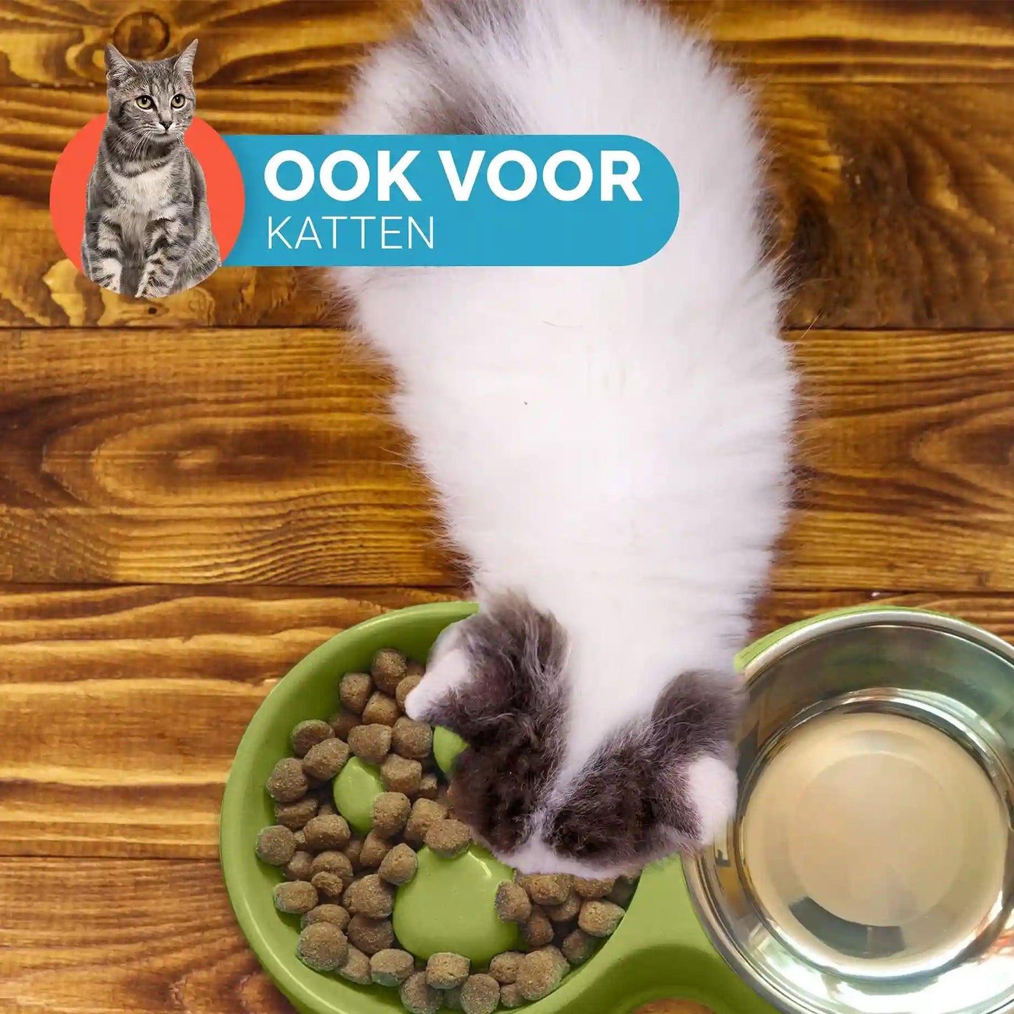 Anti schrokbak Katten en Kleine Honden - Dierenhoekje