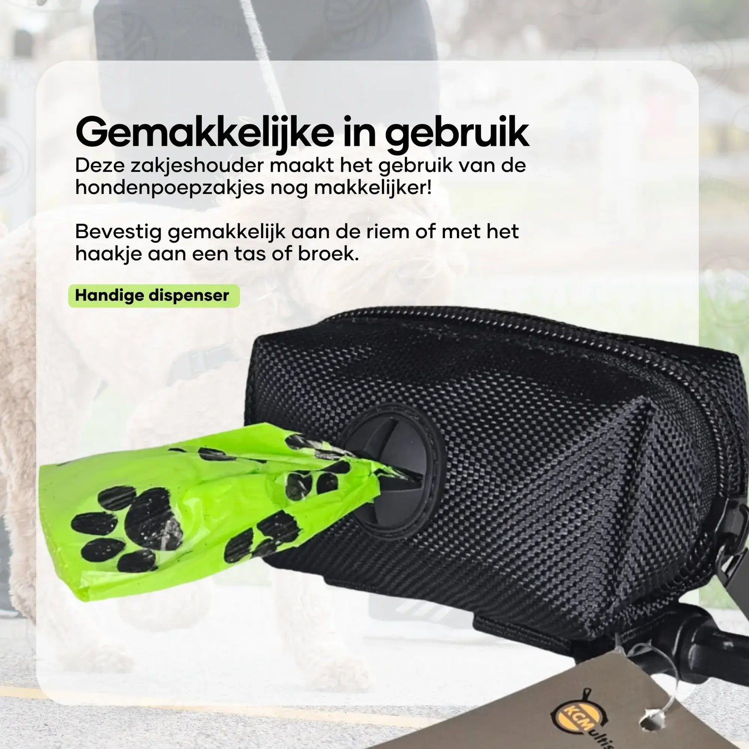 Hondenpoepzakjeshouder voor Grote Zakjes - Dierenhoekje