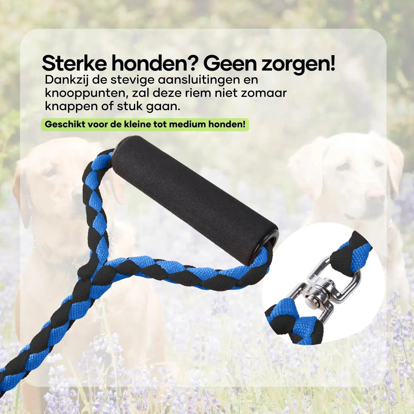 Dubbele hondenriem - Dierenhoekje