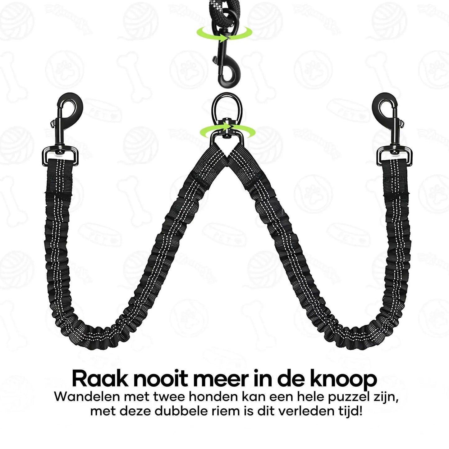 Dubbele Hondenriem - Dierenhoekje