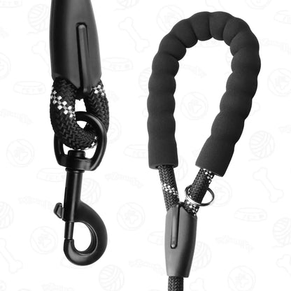 Double Dog Leash with Padded Handle