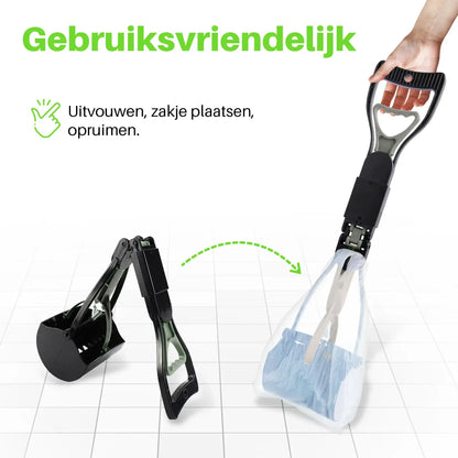 Hondenpoepschep 60CM Opvouwbaar